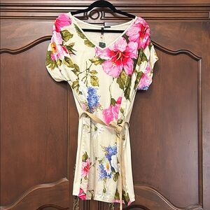 Stile Benetton Floral Belted Dress-NWT